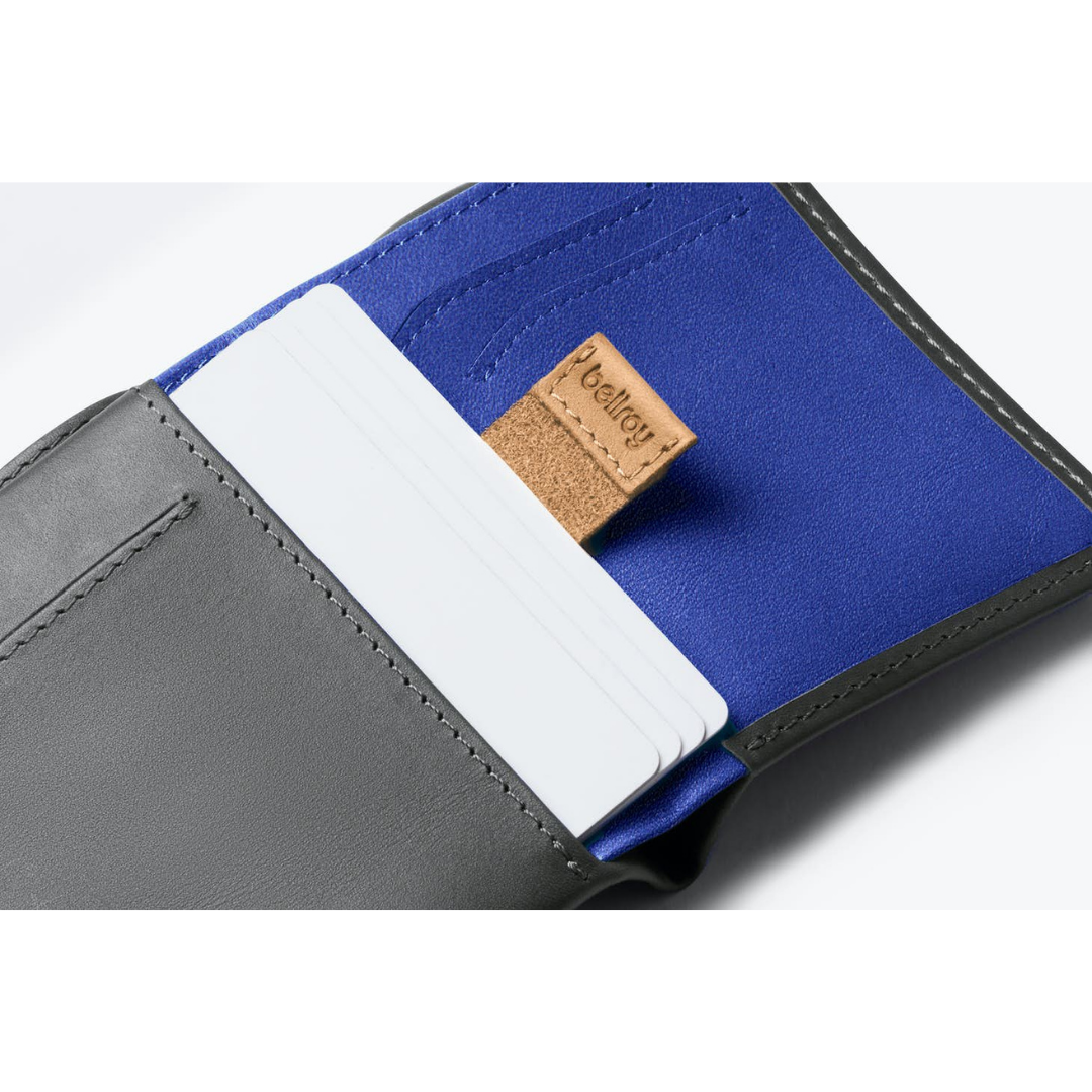 Bellroy Note Sleeve Wallet - Charcoal & Cobalt