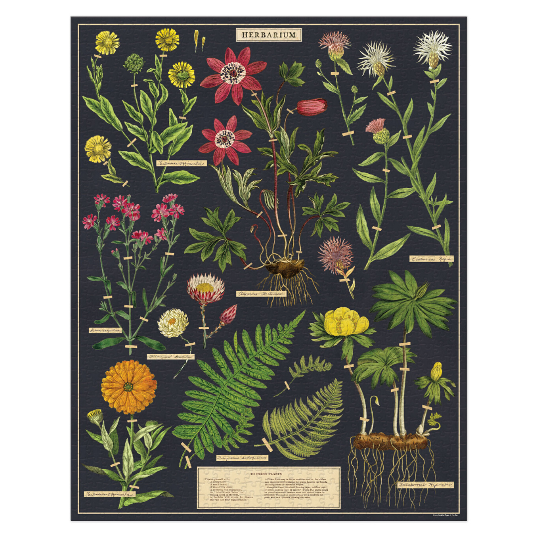 Cavallini & Co. 1000 Piece Puzzle - Herbarium