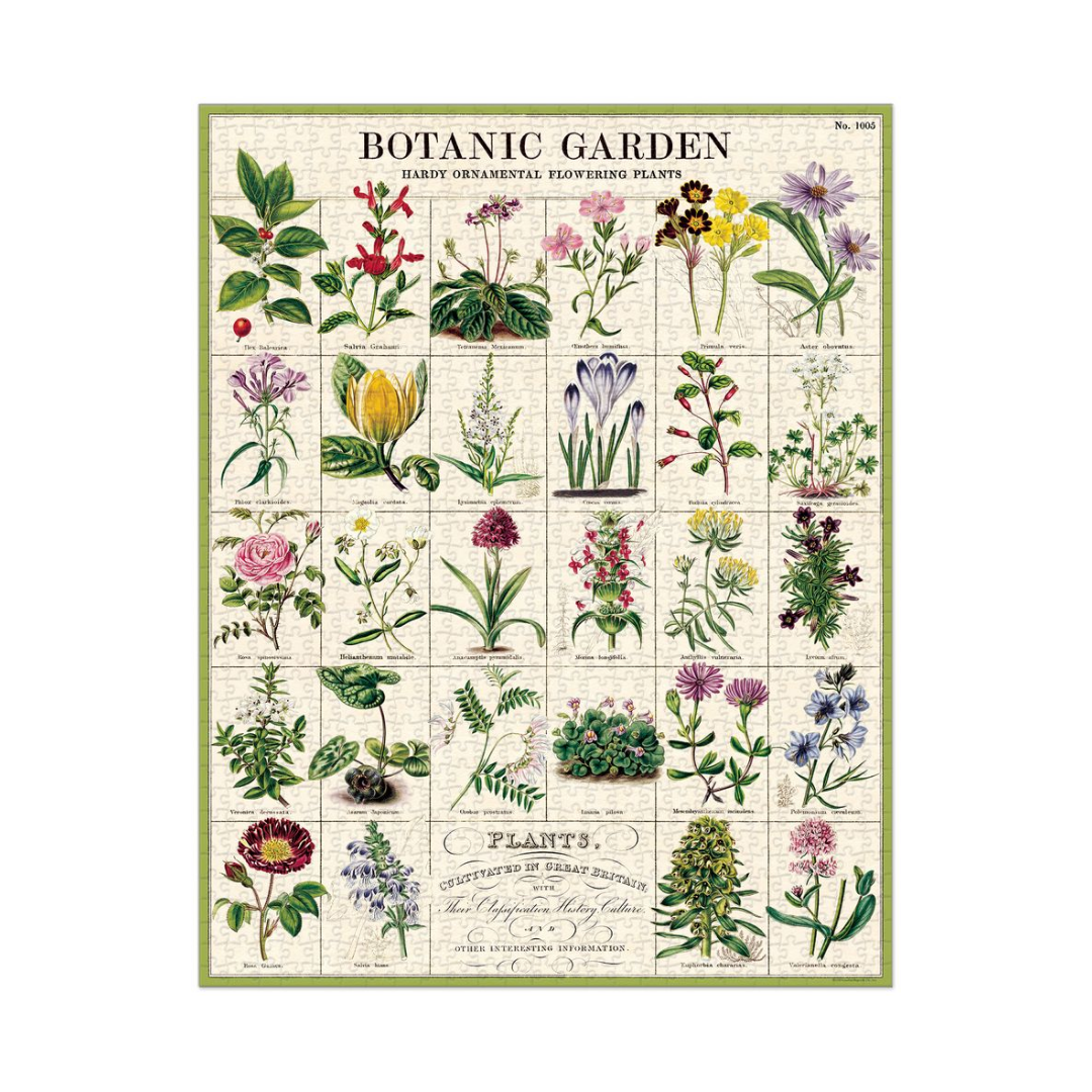 Cavallini & Co. 1000 Piece Puzzle - Botanic Garden