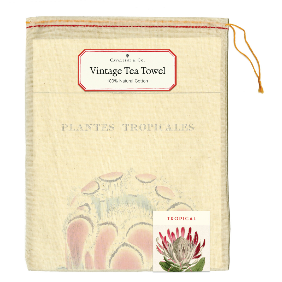 Cavallini & Co. Tea Towel - Tropical Plants