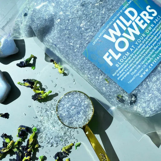 Wild Flowers - 30oz Crystal Infused Bath Salt
