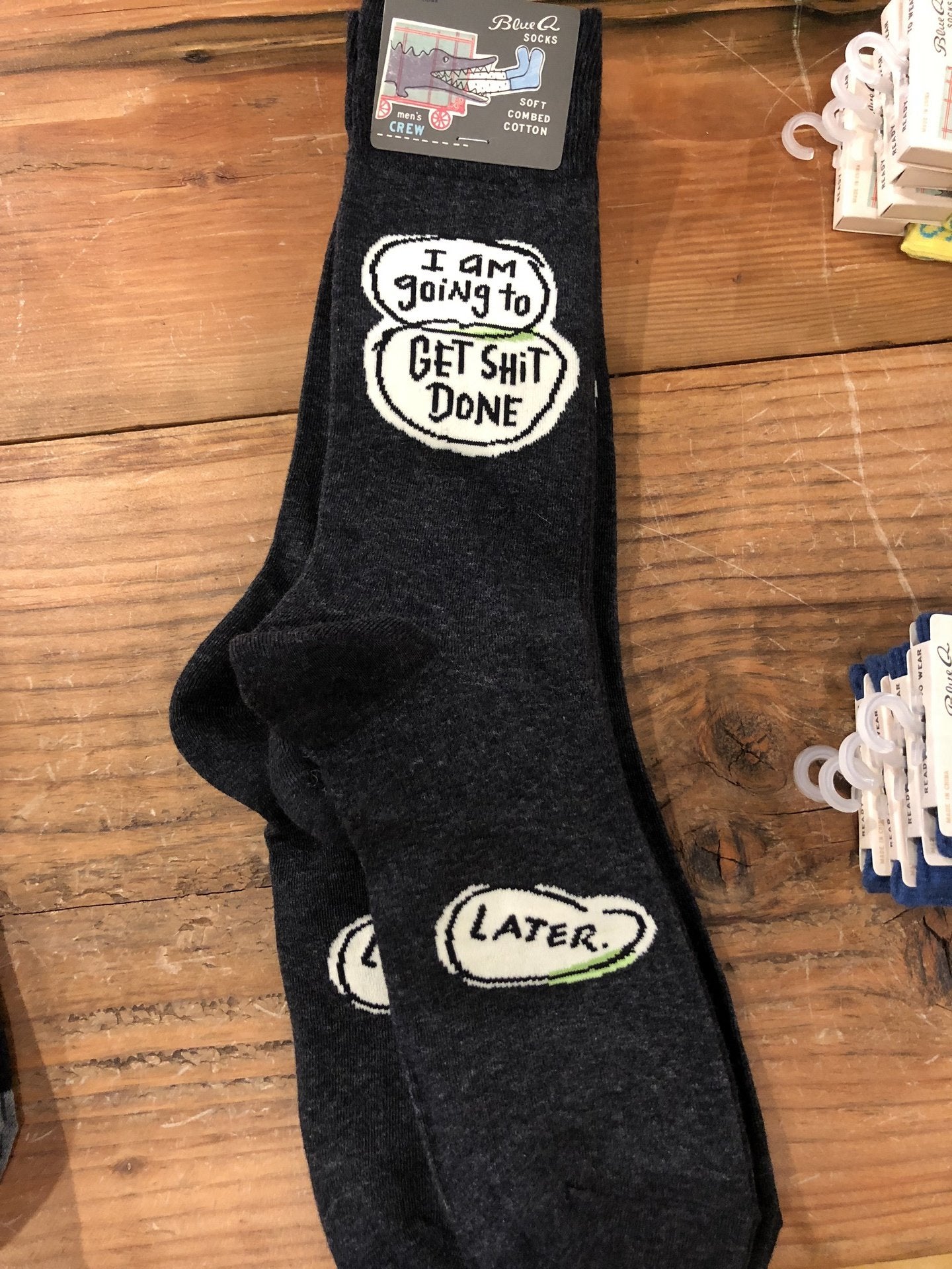 Get Shit Done Men's Socks