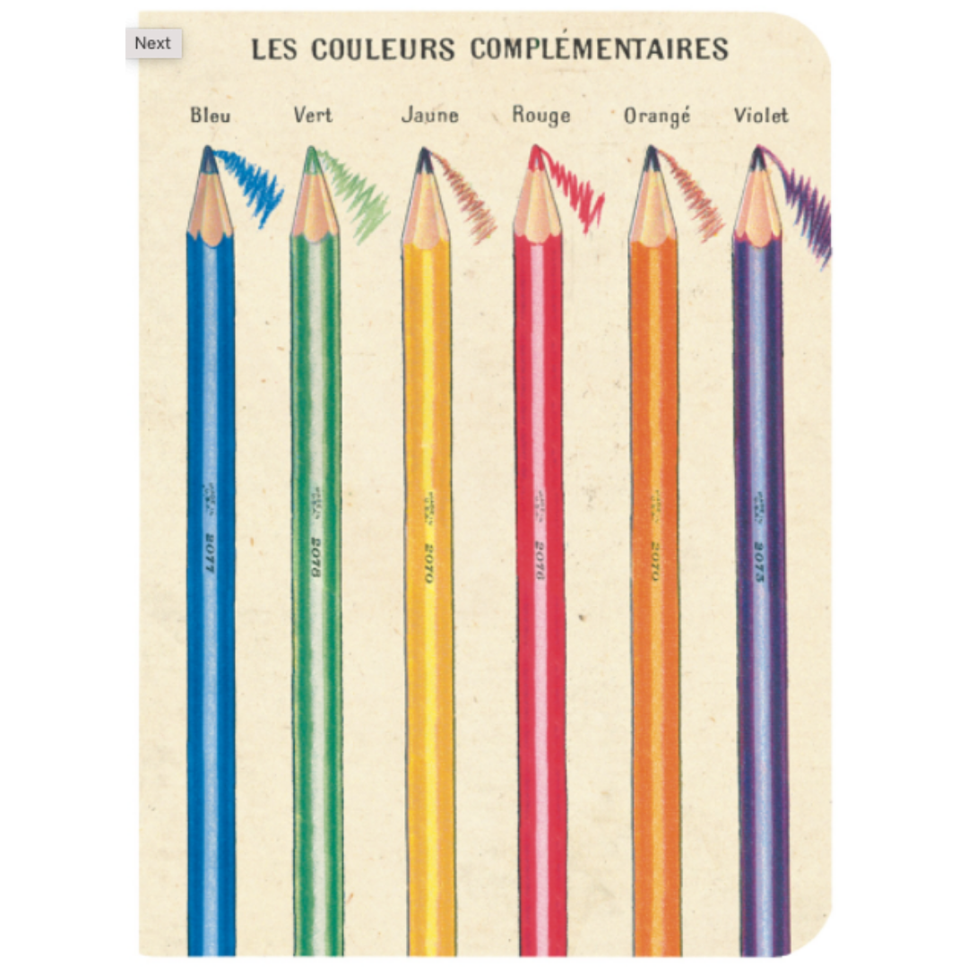 Cavallini & Co. 3 Mini Notebooks - Color Wheel