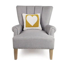 Load image into Gallery viewer, Cut Out Heart Hook Pillow 14x14
