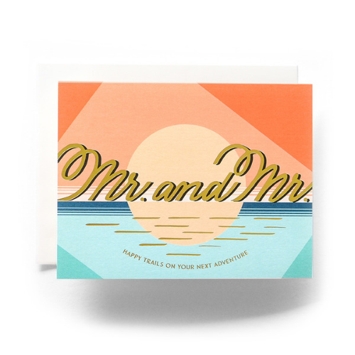 Mr. and Mr. Greeting Card