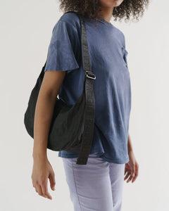 Baggu Medium Nylon Crescent Bag - Black