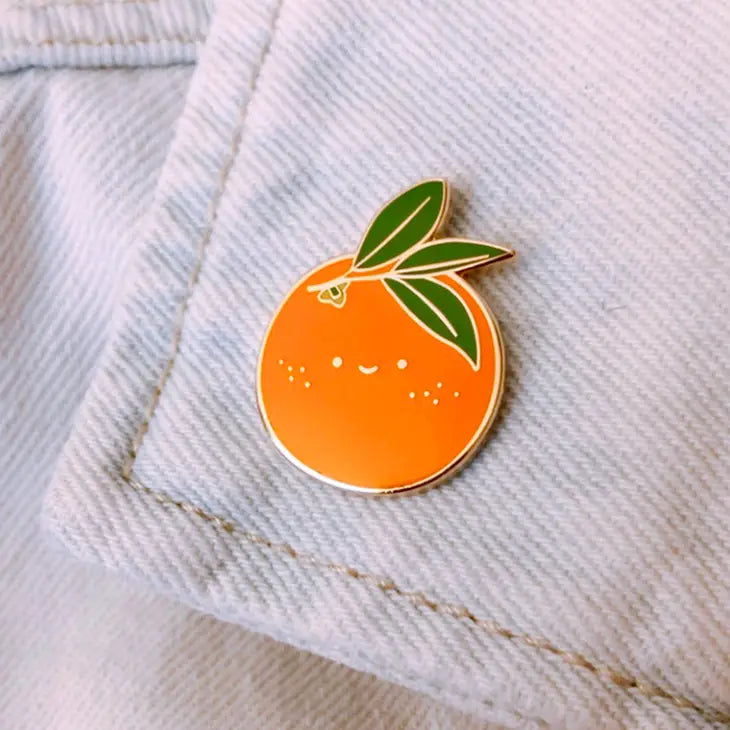 Lucky Freckled Orange - Enamel Pin