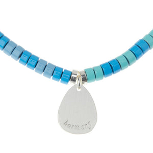 Stone Intention Charm Bracelet - Turquoise/Silver/Gold