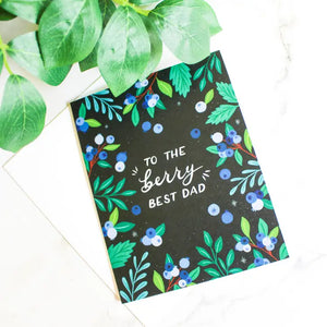 Berry Best Dad Card