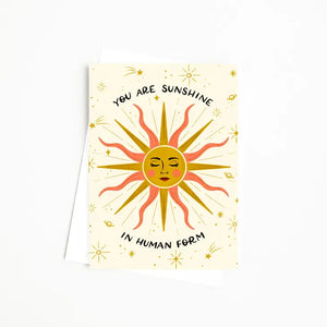 You Are Sunshine Card