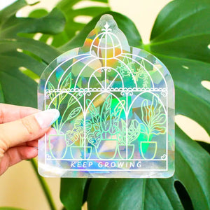 Keep Growing Rainbow Making Suncatcher Sticker