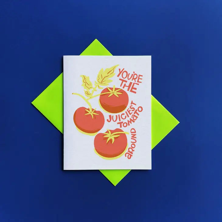 Juicy Tomato Greeting Card