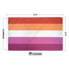 Load image into Gallery viewer, Lesbian Pride Flag
