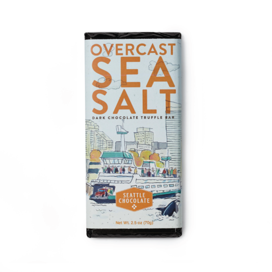 Overcast Sea Salt Dark Chocolate Bar