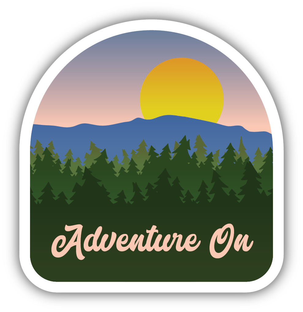 Adventure on Arch Sticker