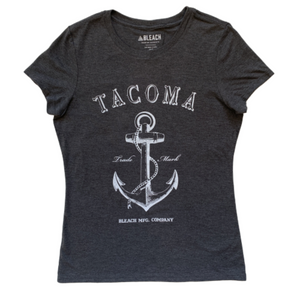 Anchor Women's Tee - Charcoal/White