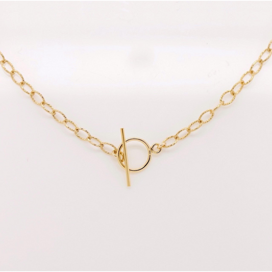 GF Sparkly Chain Toggle Bracelet