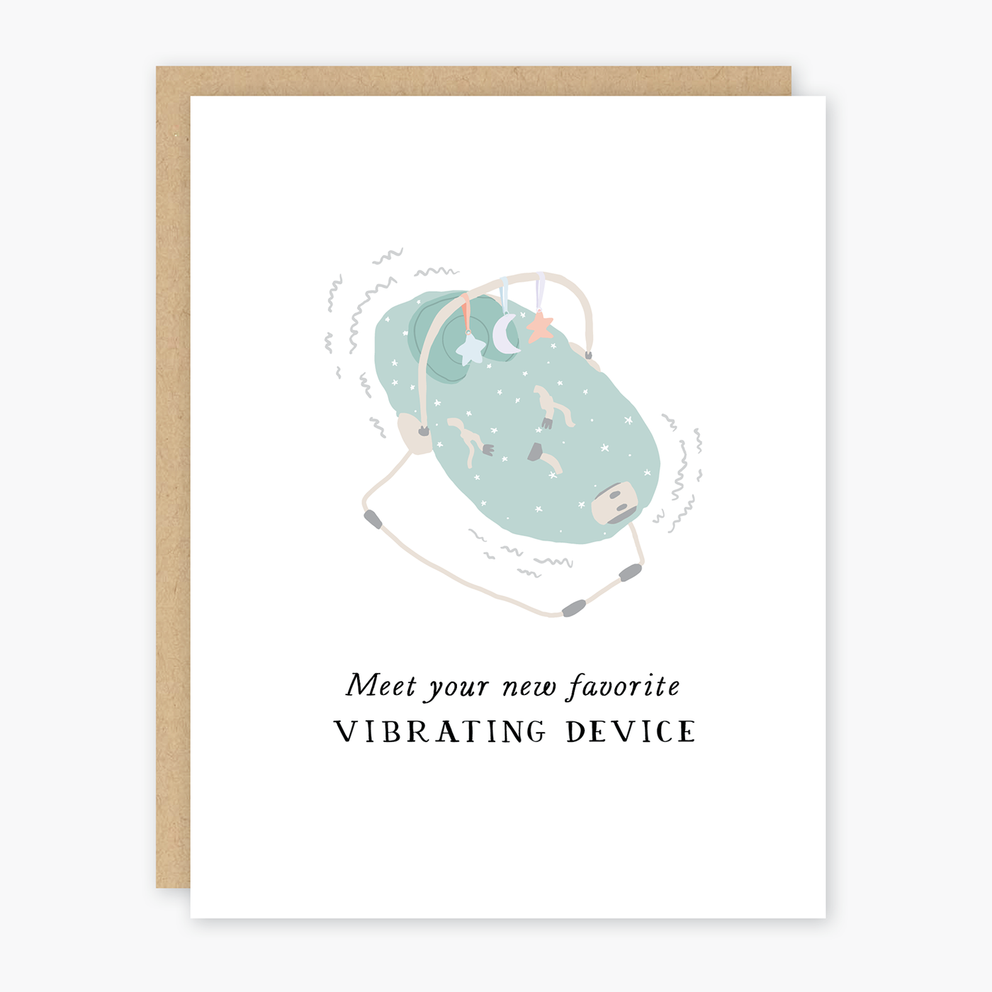 Vibrating Device Baby Card