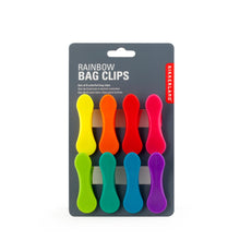 Load image into Gallery viewer, Rainbow Bag Clips Set of 8
