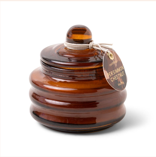 Beam 3oz Amber Glass-Persimmon Chestnut