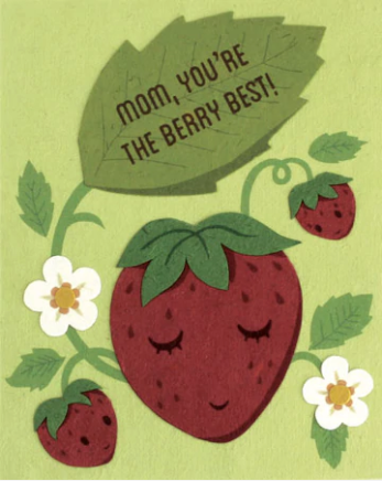 Berry Best Mom Card