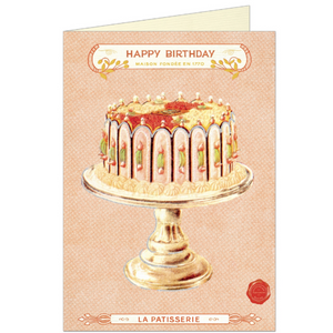 Cavallini & Co. Greeting Card - Birthday Cake