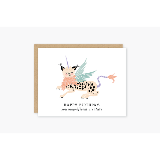 Birthday Creature Card