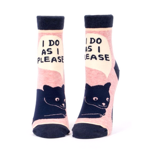 I Do As I Please Ankle Socks