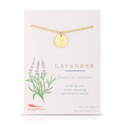 Botanical Necklace - Lavender
