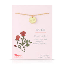 Load image into Gallery viewer, Botanical Necklace - Rose
