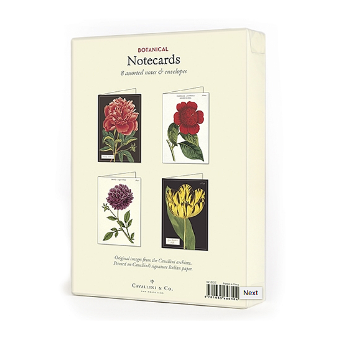 Cavallini & Co. Boxed Note Cards - Botanica