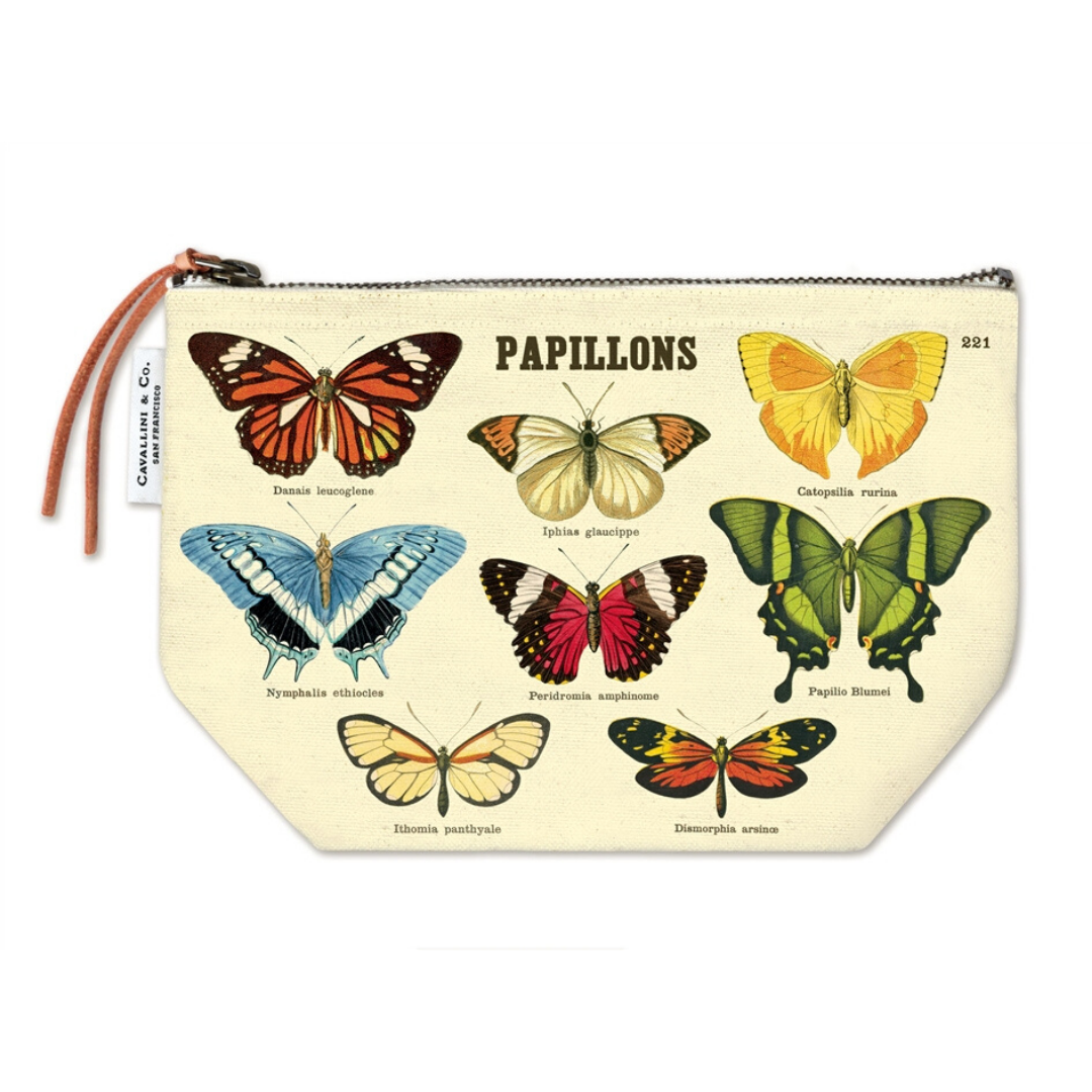 Cavallini & Co. Vintage Pouch - Butterflies