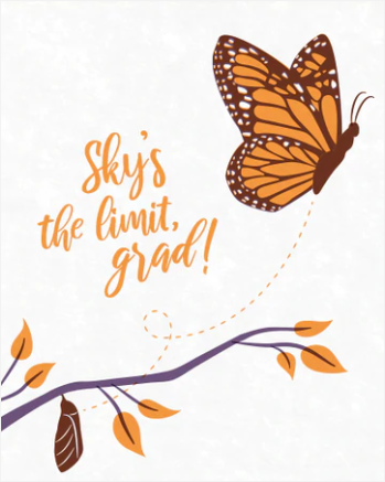 Butterfly Graduation Card