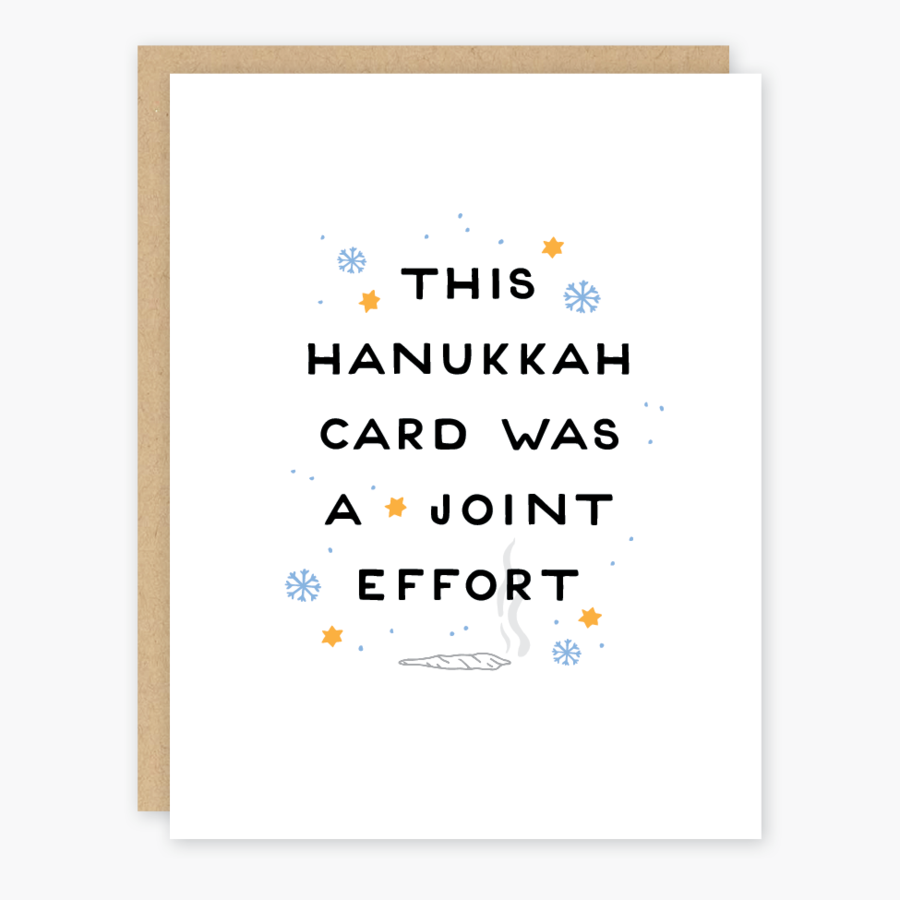 Hanukkah Joint Card