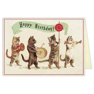 Cavallini & Co. Greeting Card - Happy Birthday Cat 3