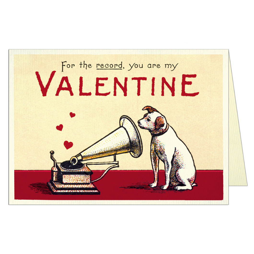 Cavallini & Co. Greeting Card - Valentine Dog 2