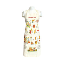 Load image into Gallery viewer, Cavallini &amp; Co. Bartender&#39;s Guide Vintage Apron
