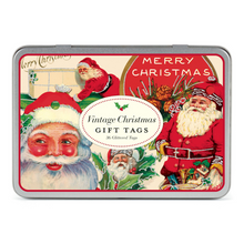 Load image into Gallery viewer, Cavallini &amp; Co. Vintage Christmas Santa Gift Tags
