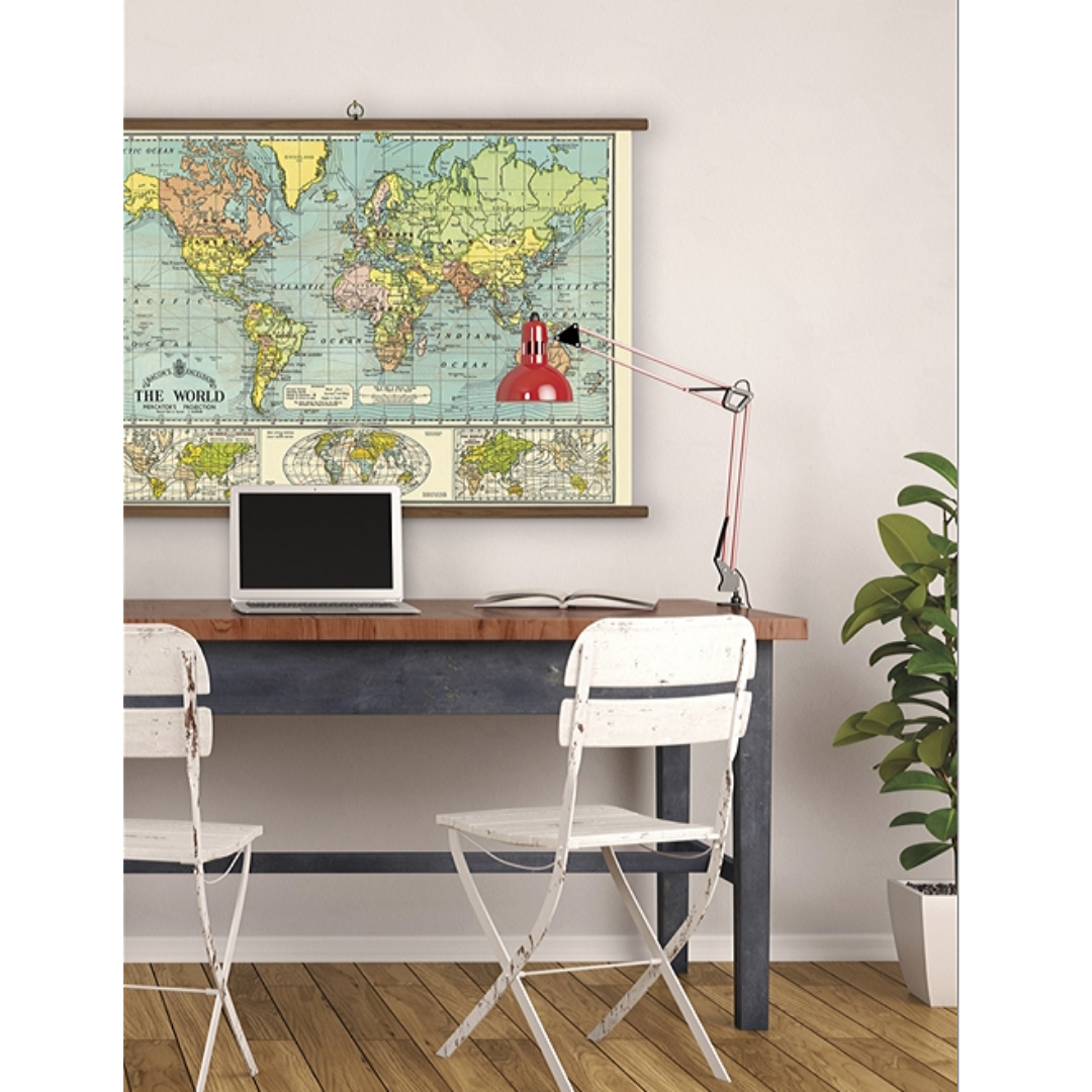 Cavallini & Co. Vintage School Chart - World Map