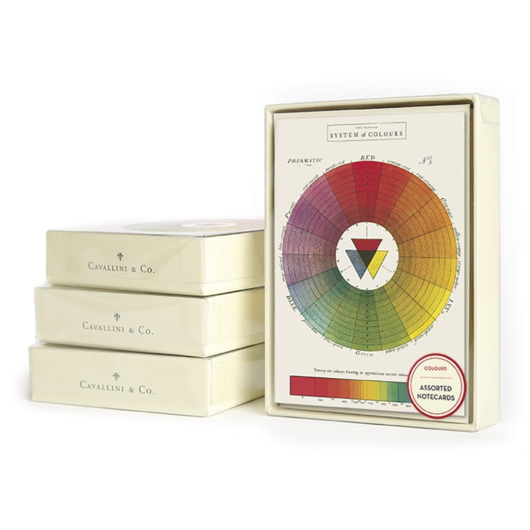 Cavallini & Co. Boxed Note Cards - Color Wheel