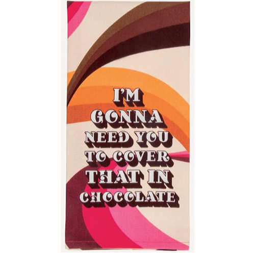 Cover In Chocolate Dish Towel