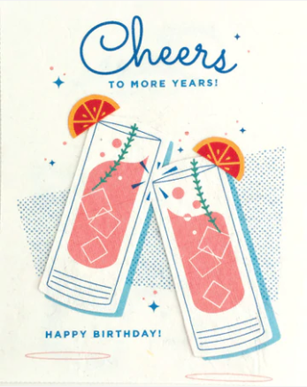 Craft Cocktail Birthday Card