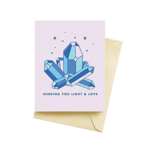 Crystals Get Well Card
