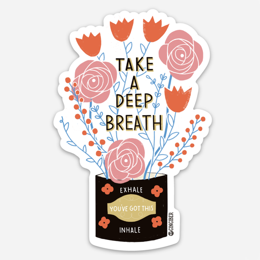 Deep Breath Sticker