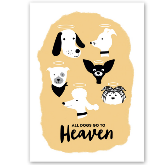 Dog Heaven Card