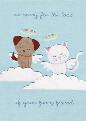 Furry Friend Sympathy Card