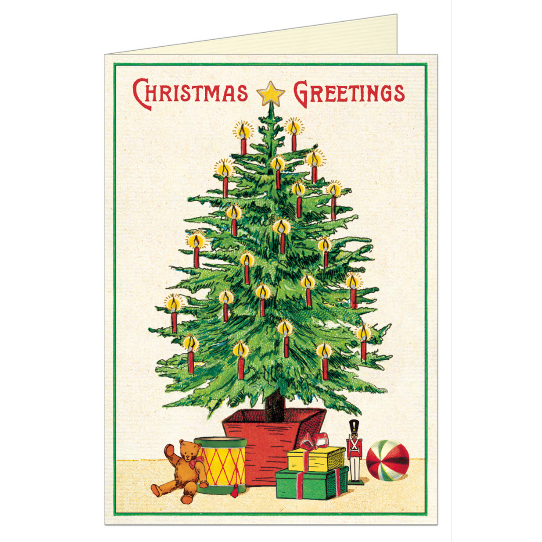 Cavallini & Co. Christmas Tree 3 Greeting Card