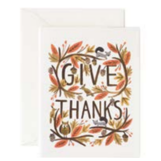 Thankful Forest Card