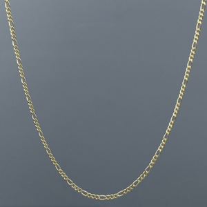 GF 2.3mm Figaro Chain 16 Inches