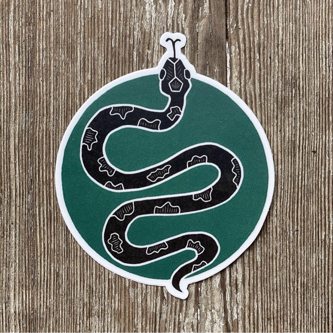 Garter Snake Vinyl Sticker